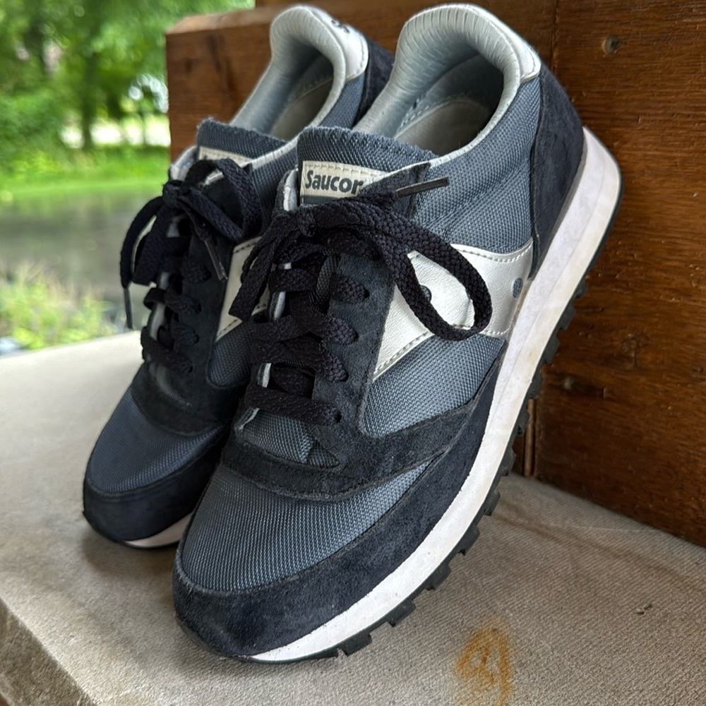 Saucony Men's Black and Gray Sneakers